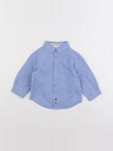 Jacadi - chemise bleu - 12 mois