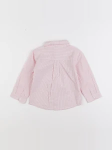 Jacadi - chemise blanc, rouge - 18 mois