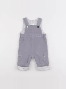Jacadi - salopette doublé gris - 3 mois