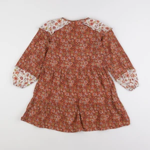 Vertbaudet - robe orange - 8 ans