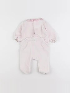 Jacadi - pyjama velours rose - 6 mois