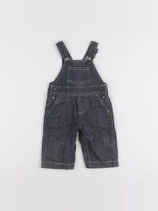 Petit Bateau - salopette bleu - 3 mois