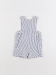 Boutchou - salopette bleu, blanc - 3 mois