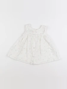 Cyrillus - robe blanc - 6 mois
