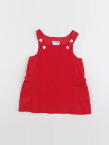 Jacadi - robe rouge - 12 mois