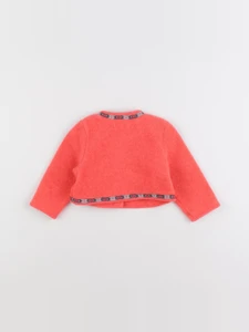 IKKS - gilet rose fluo - 6 mois