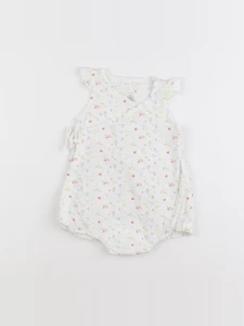 Petit Bateau - combinaison blanc - 3 mois