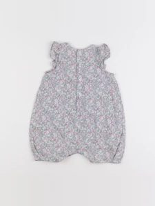 Boutchou - combinaison vert, violet - 6 mois
