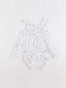 Jacadi - robe blanc - 3 mois