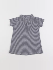 Petit Bateau - robe bleu - 12 mois