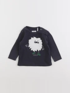 IKKS - tee-shirt gris - 6 mois