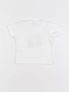 Petit Bateau - tee-shirt blanc - 12 mois