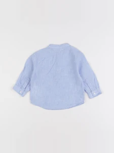 Boutchou - chemise bleu - 6 mois