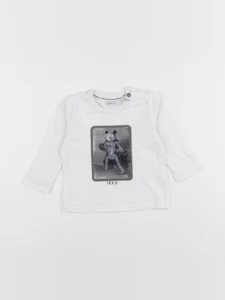 IKKS - tee-shirt blanc - 6 mois