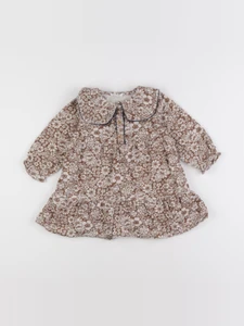 Boutchou - robe marron - 12 mois