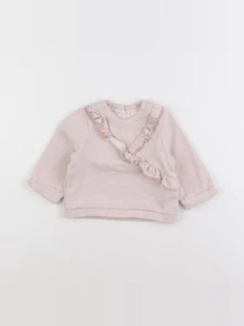Tape à l'oeil - sweat rose - 12 mois