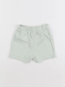 H&M - short vert - 12/18 mois