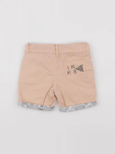 IKKS - short réversible blanc, orange - 6 mois