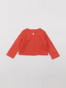Petit Bateau - tee-shirt orange - 6 mois