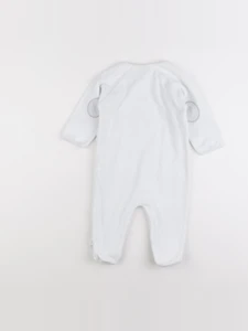 Jacadi - pyjama velours blanc - 12 mois