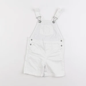 Petit Bateau - salopette blanc - 12 mois