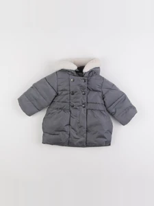 Jacadi - parka gris - 12 mois