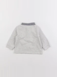 Tape à l'oeil - polo gris - 6 mois