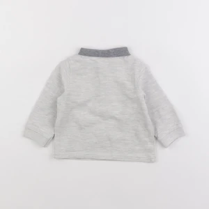 Tape à l'oeil - polo gris - 6 mois