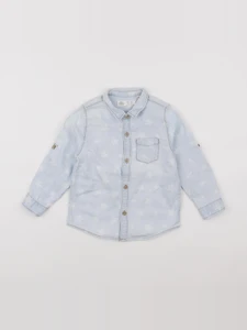 Zara - chemise bleu - 2/3 ans