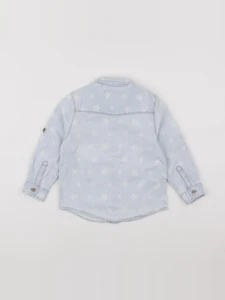 Zara - chemise bleu - 2/3 ans