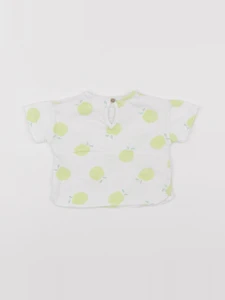 Zara - tee-shirt vert - 1/3 mois