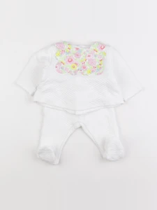 Jacadi - ensemble liberty blanc - 6 mois