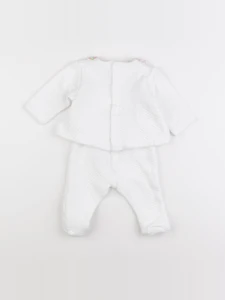 Jacadi - ensemble liberty blanc - 6 mois