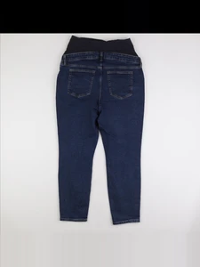 H&M - jean grossesse bleu - l