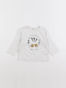 Tape à l'oeil - tee-shirt blanc - 12 mois