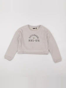 IKKS - sweat beige - 10 ans