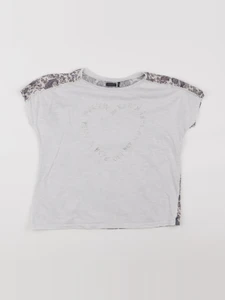 IKKS - tee-shirt imprimé au dos blanc, violet - 12 ans