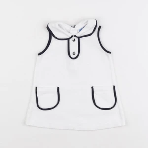 Jacadi - robe blanc, bleu - 6 mois