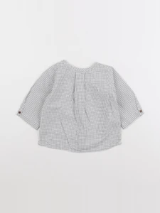 Jacadi - chemise blanc, noir - 6 mois