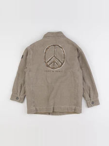 IKKS - veste imprimé au dos marron - 6 ans