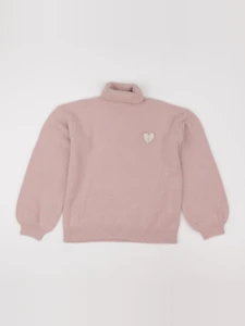 Vertbaudet - pull rose - 10 ans