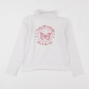 Vertbaudet - sous-pull blanc - 10 ans