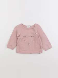 Natalys - pull rose - 6 mois