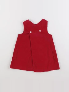 Jacadi - robe rouge - 12 mois