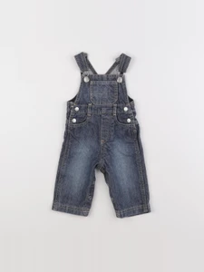 Petit Bateau - salopette bleu - 3 mois