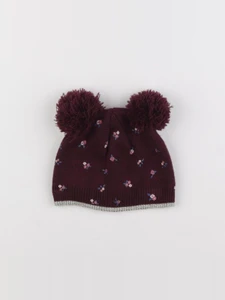 Vertbaudet - bonnet rose - 3/6 mois