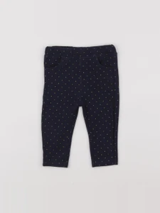 Boutchou - legging bleu - 6 mois