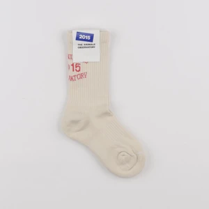 The animals observatory - Chaussettes Worm Blanc - 2/4 ans