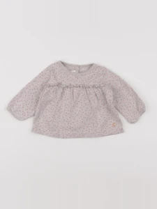 Petit Bateau - tee-shirt beige - 6 mois