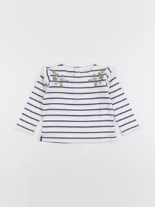 Boutchou - tee-shirt bleu - 6 mois